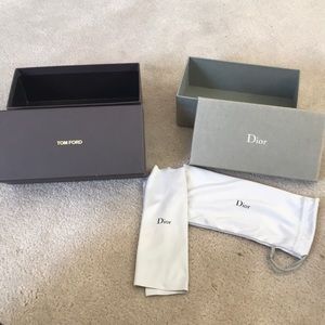 Tom Ford and Dior boxes - SOLD